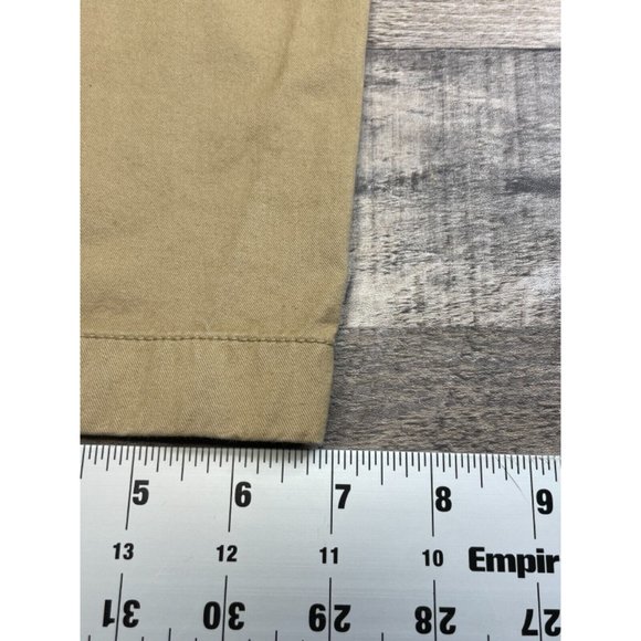 Untuckit Men 34 x 32 Straight Fit Stretch Chino Pants Cotton Beige Work Tag 33 - Picture 4 of 6